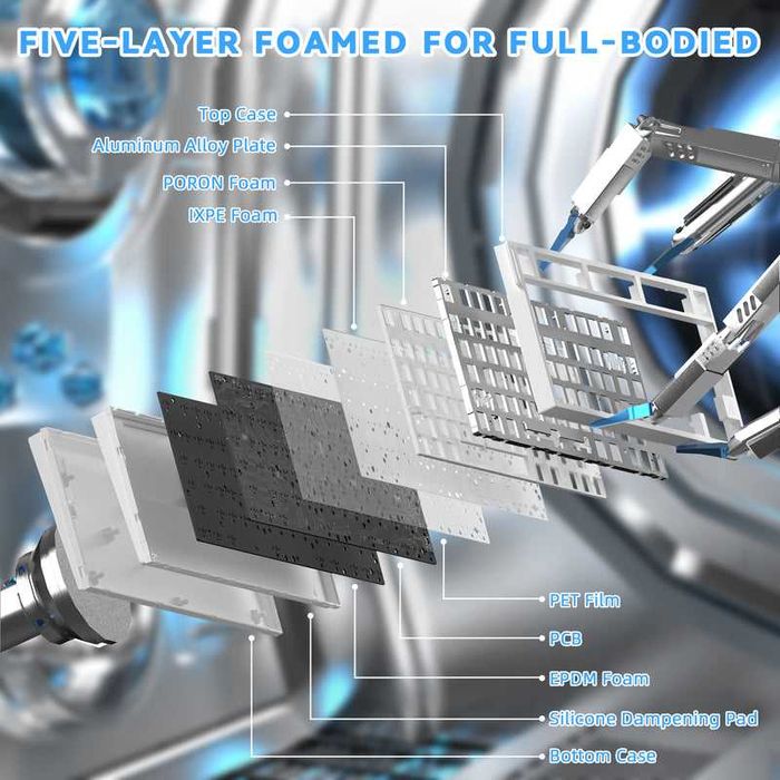 ‼️Attack Shark R82 HE White Contours магнитная клавиатура‼️Snap Tap‼️