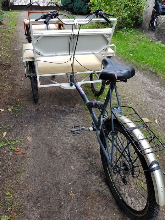 Ekskluzywny.Nowy.Do pracy,rekreacji.Rower riksza, ryksza