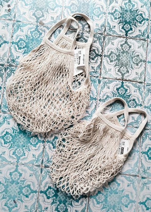 4 siatki torebki wielorazowe Ikea