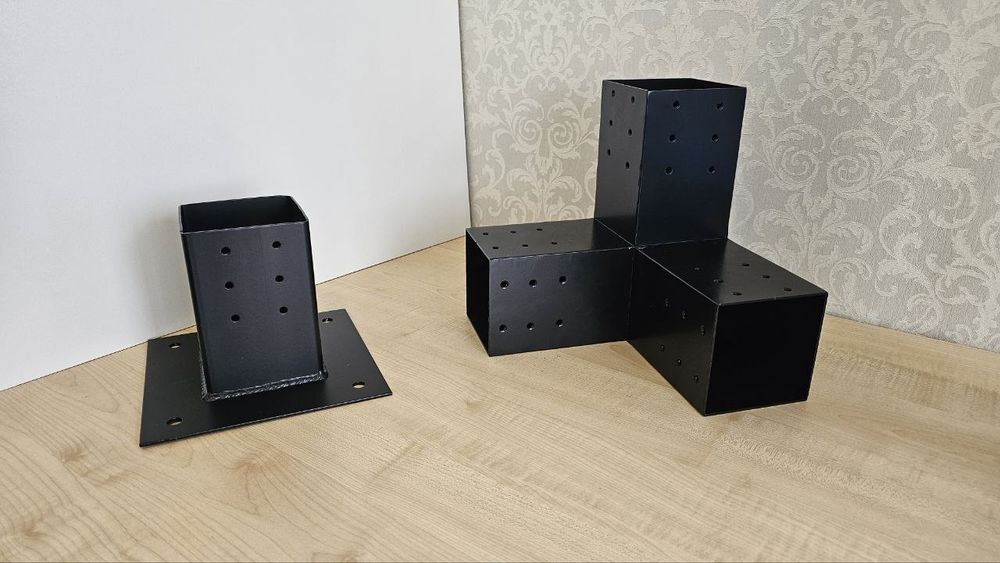 Тройник з'єднував для бруса 100х100