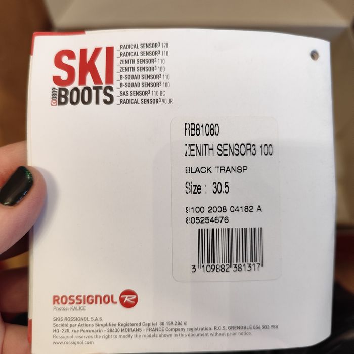 Buty narciarskie Rossignol zenith sensor3 100 roz. 30.5