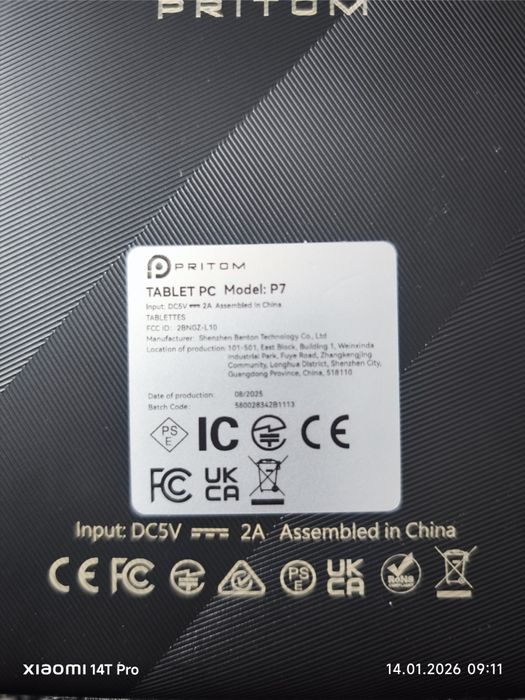 Pritom P7 pro tablet 7 cali