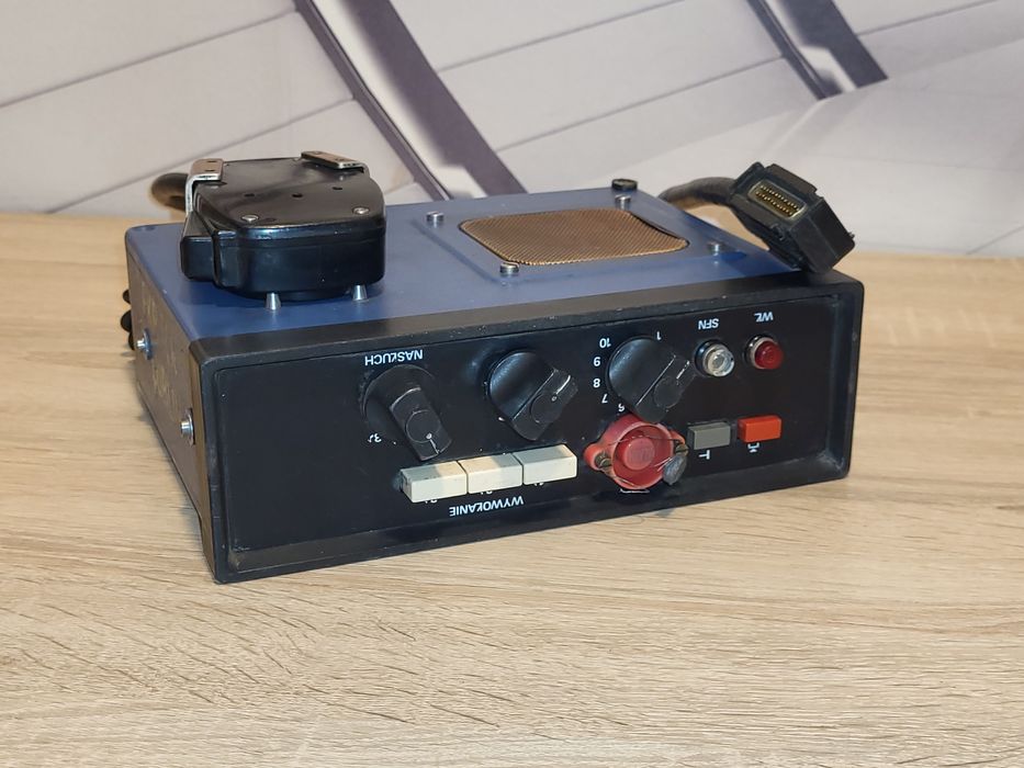 Manipulator Radmor 3066 radiotelefon radiostacja milicja mo kolej pkp lokomotywa piko kolejka drezyna stacja dworzec stare radia 3036 3031 3011 2432