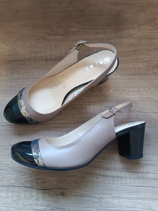 Galant wygodne sandały 37 nowe skóra