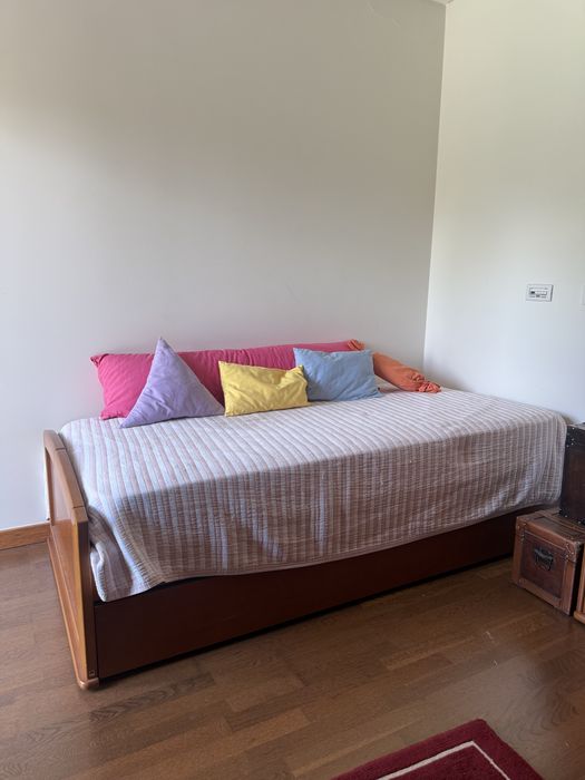Cama 140x200 com Cama Gavetão + 2 colchões