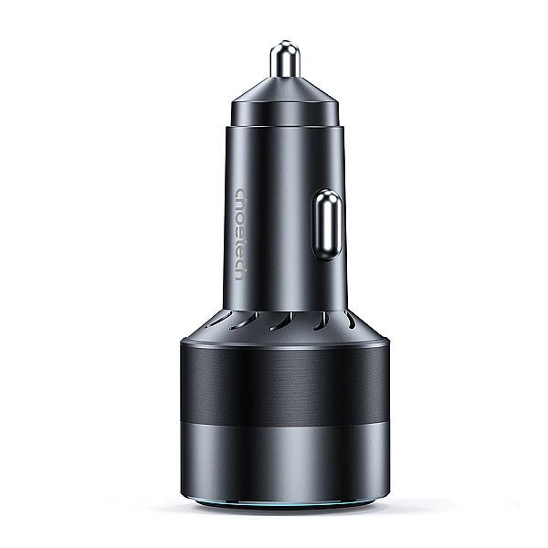 Ładowarka samochodowa Choetech Tc0010 Usb-c Usb-a Pd 63w - czarna
