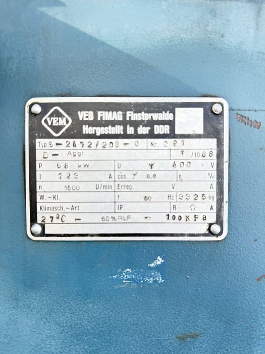 Генератор дизель 68-75 квт   ГДР 3ф
