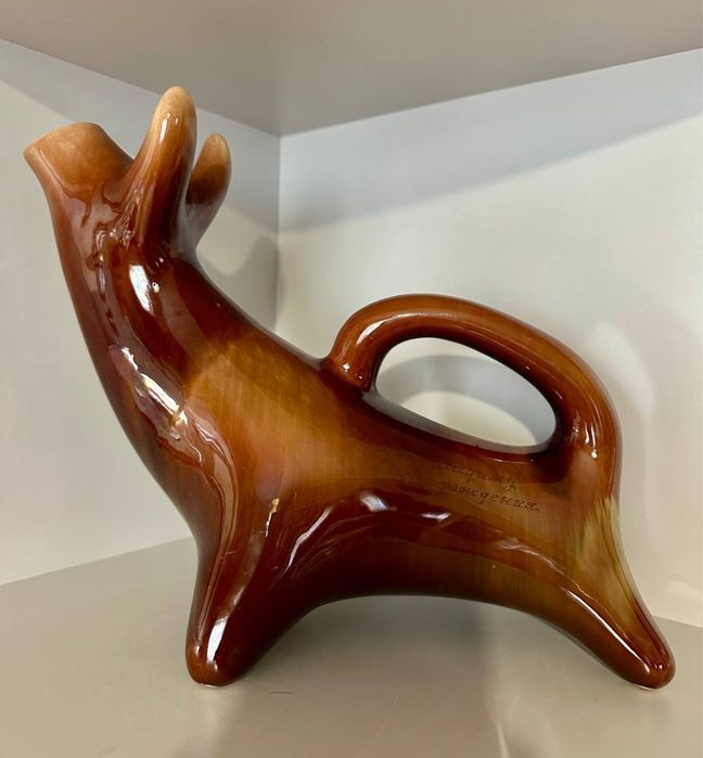 Васильківська майоліка , обливна кераміка штоф, посудина ,кувшин Бик