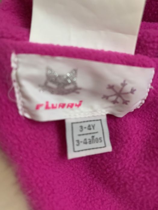 Chicco зимние  шапки на девочку 2 года, 3-4 года