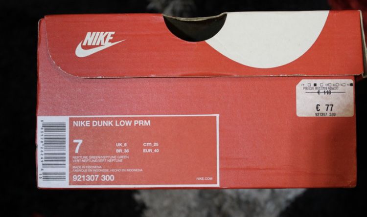 Nike dunk low neptune green