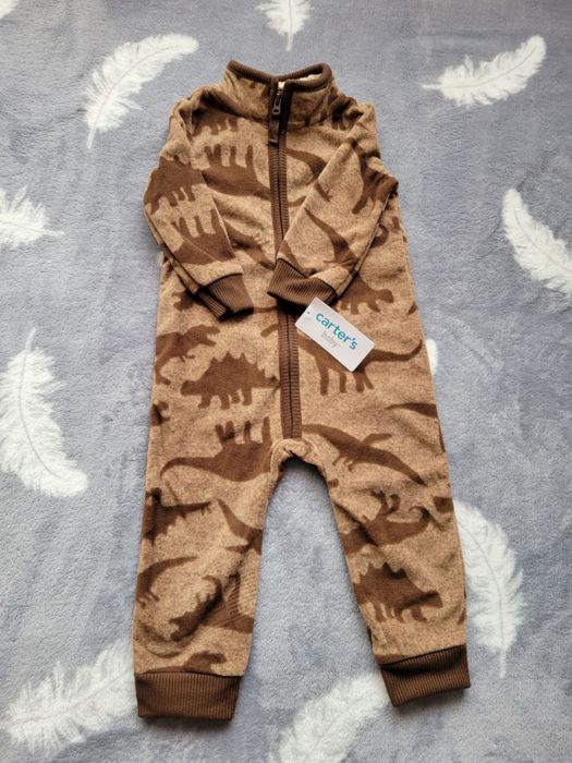 Флісовий ромпер, чоловічок, набір, костюм, бодік Carters 6, 9, 12 міс