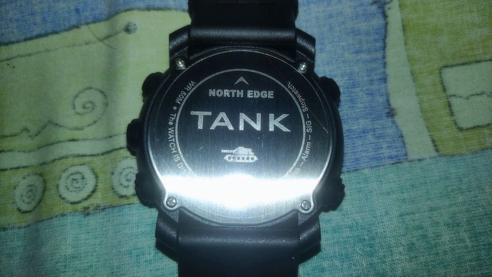 Тактичний водостійкий годинник North Edge Tank 5BAR