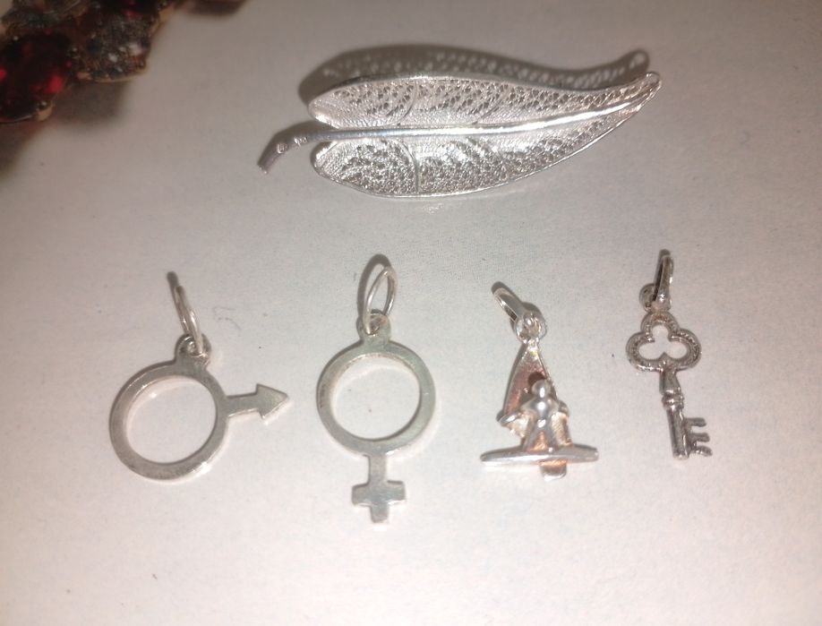 Pregadeira filigrana em prata - Novo