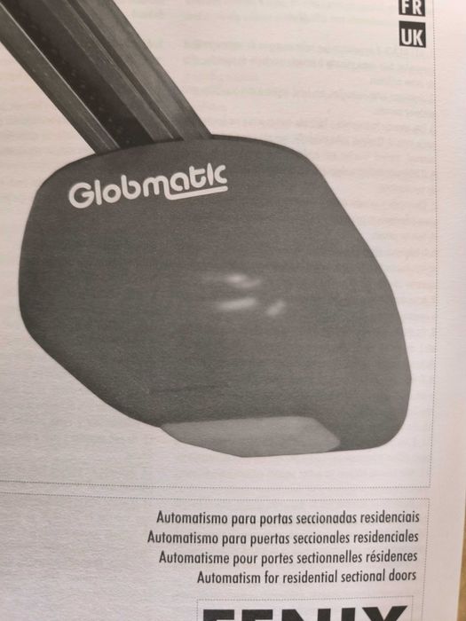 Kit motor porta basculante com calha 2,5 metros