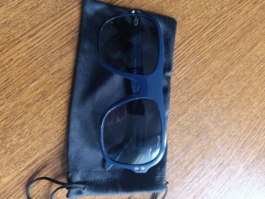 Okulary Bottega Veneta granatowe