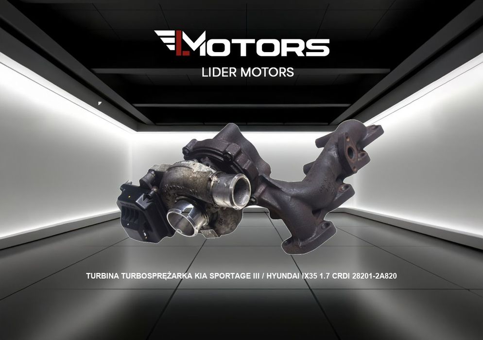 Turbina Turbosprężarka Kia Sportage Iii / Hyundai Ix35 1.7 Crdi 2820