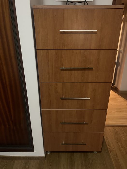 Cama com gavetões + 2 moveis p/arrumação