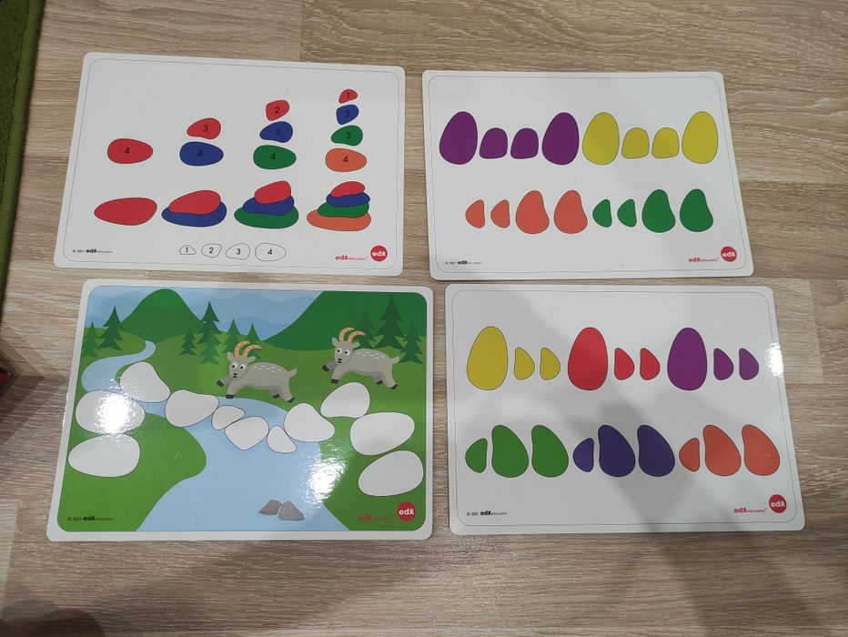 Веселкова галька. Набір "Хамелеон" (48 камінців) EDX Education