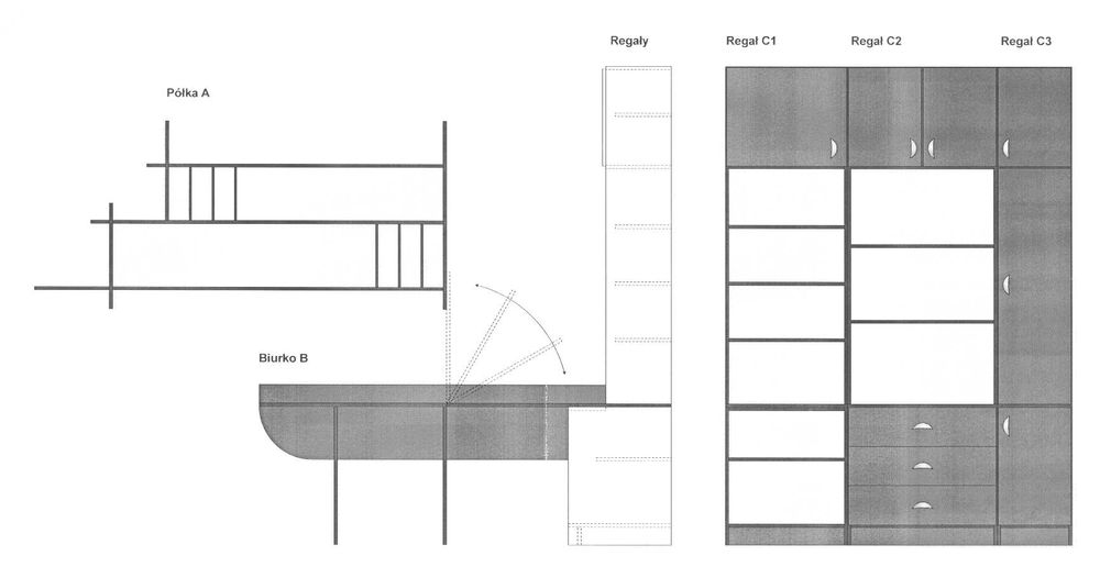 Meble do pokoju młodzieżowego