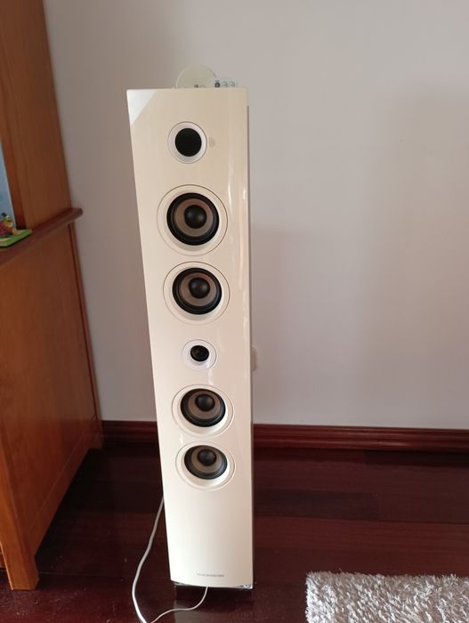 Coluna Thomson de cor creme, com 1 metro.