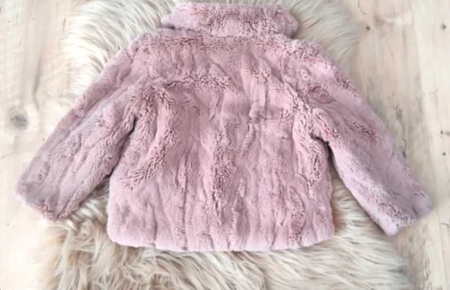 Uroczy różowy płaszczyk / futerko