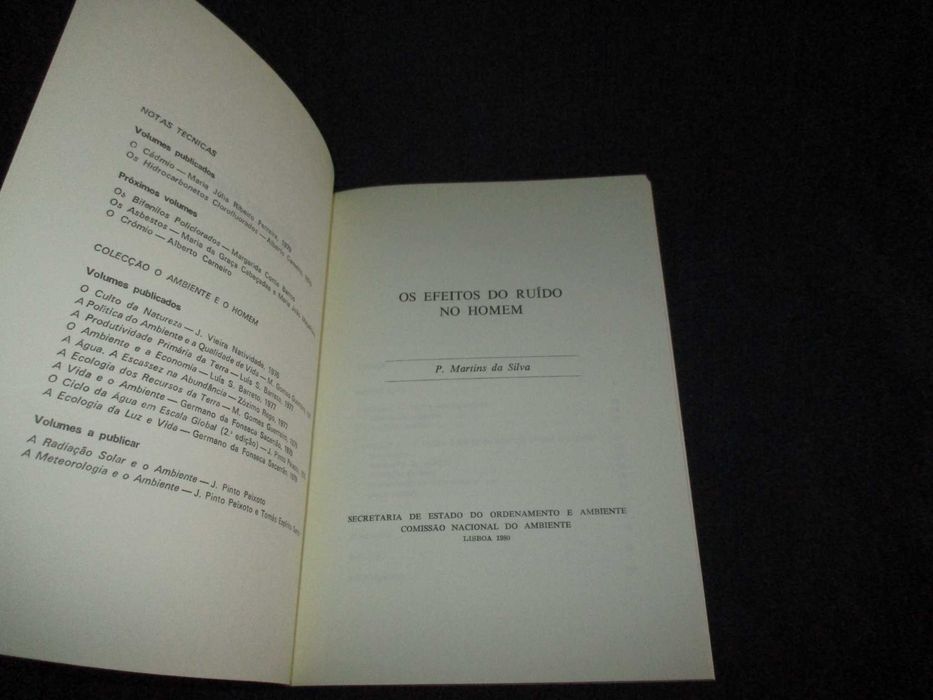 Livros Notas Técnicas Comissão Nacional do Ambiente
