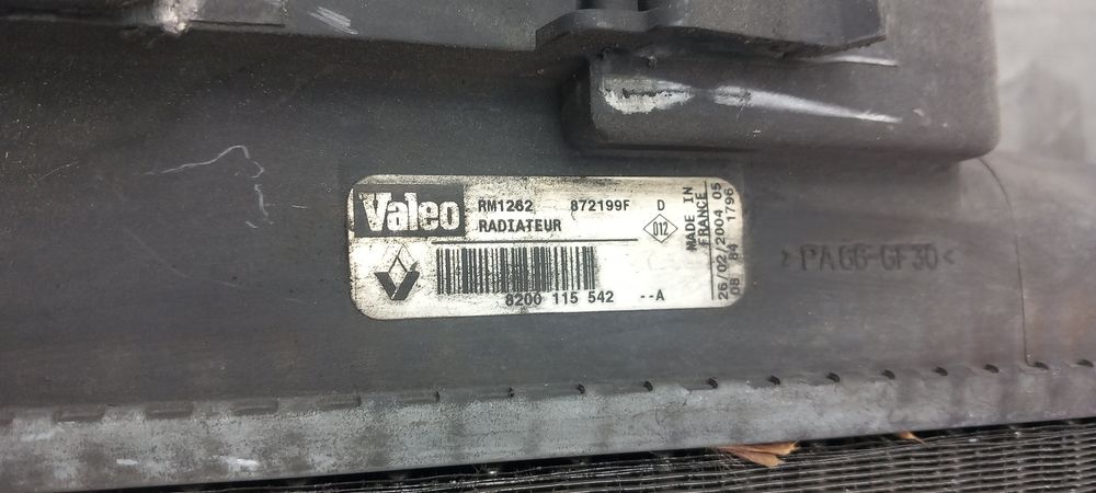 Radiador de água RENAULT Grand Scénic II (JM0/1_)
