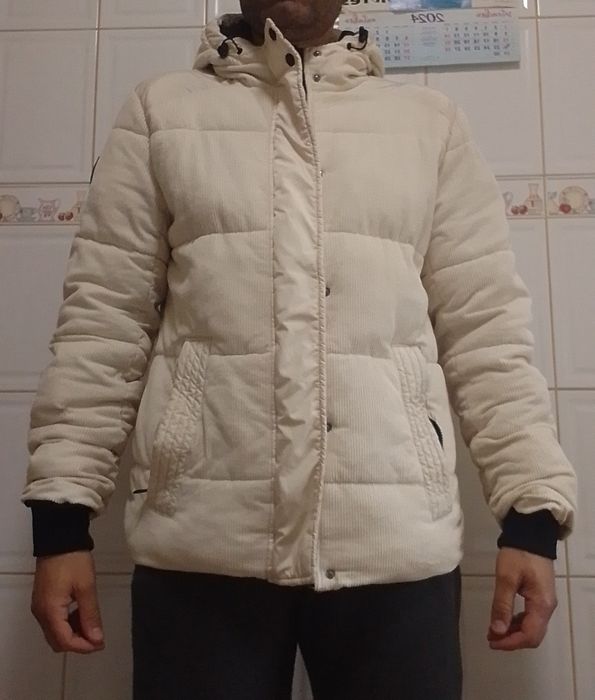 Quispo Casaco Branco Inverno