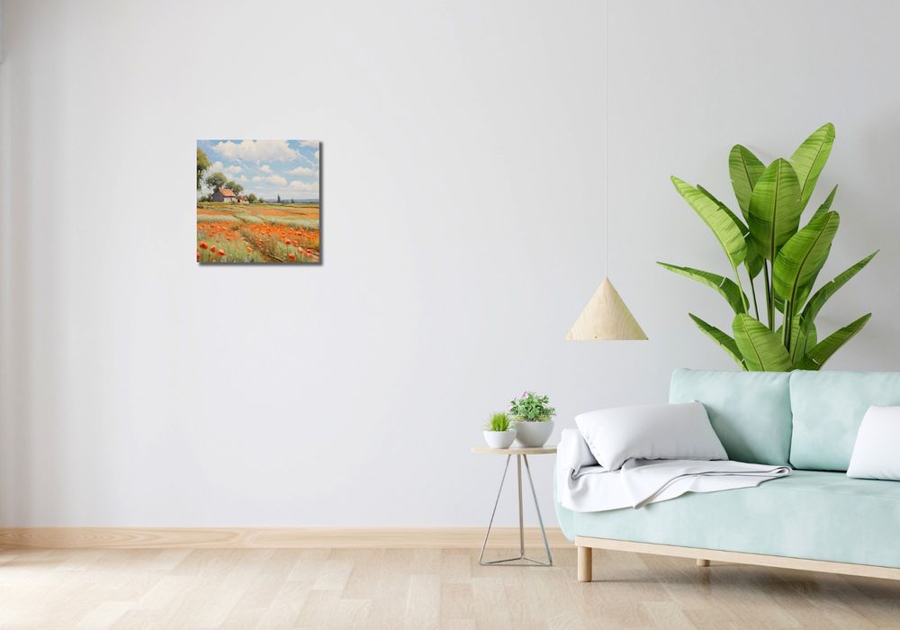 Obraz 40x40cm Szeptające Makowe Pola