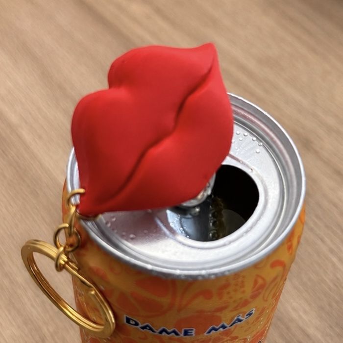 Porta-chaves abre-latas personalizado