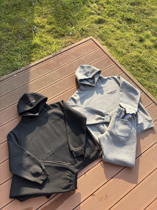 Dres Essentials (Tracksuit) (Black - Grey)