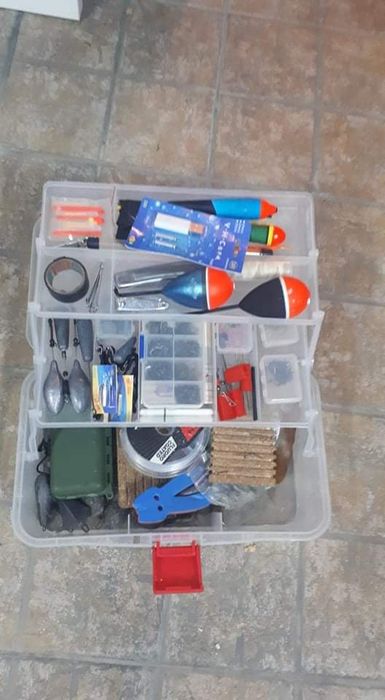 Canas de pesca material