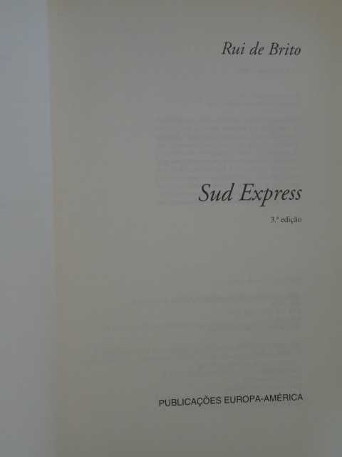 Sud Express de Rui de Brito