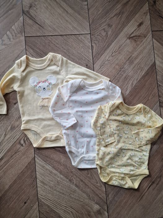 Zestaw body rozm 0-3m cena z wysyłką