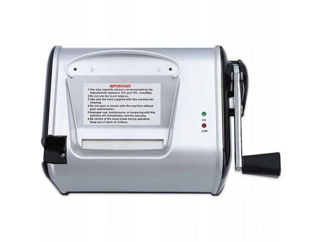 Maszynka Do Tytoniu Tłokowa Elektryczna Nabijarka Papierosów Led