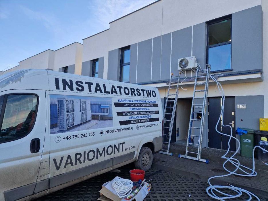 Hydraulik , kotły c.o.  ,Klimatyzacja, Pompa Ciepła -  serwis - montaż