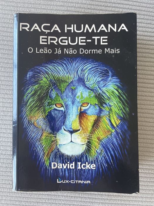 Livro "Raça Humana, Ergue-te: O Leão Já Não Dorme Mais" – David Icke (Esgotado)