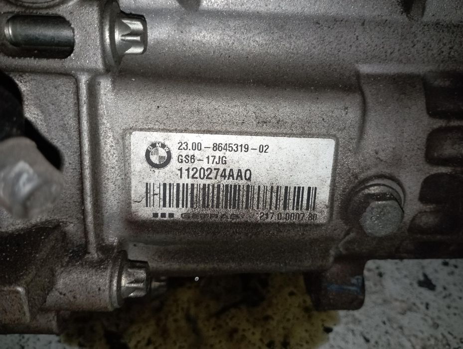 Caixa de Velocidades BMW 116D F20/F21 1.5D Ref: 1120274AAQ / GS6-17JG