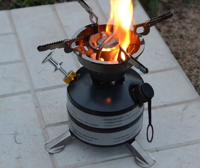 Бензиновий універсальний туристичний примус піч BRS-12A