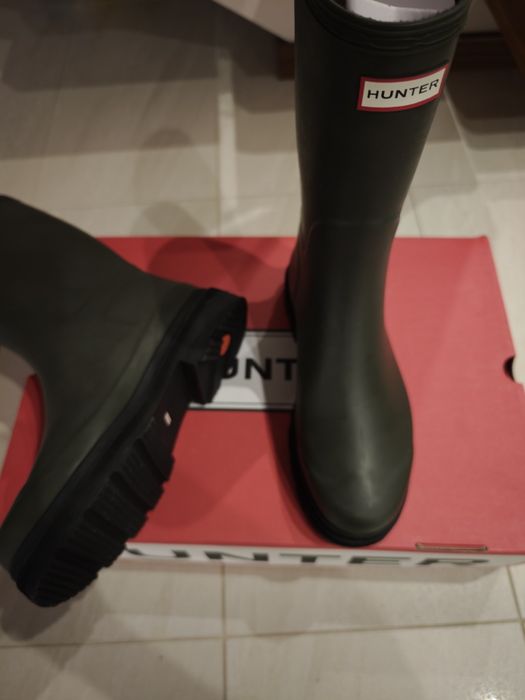 Nowe męskie kalosze Hunter 43 Łódź