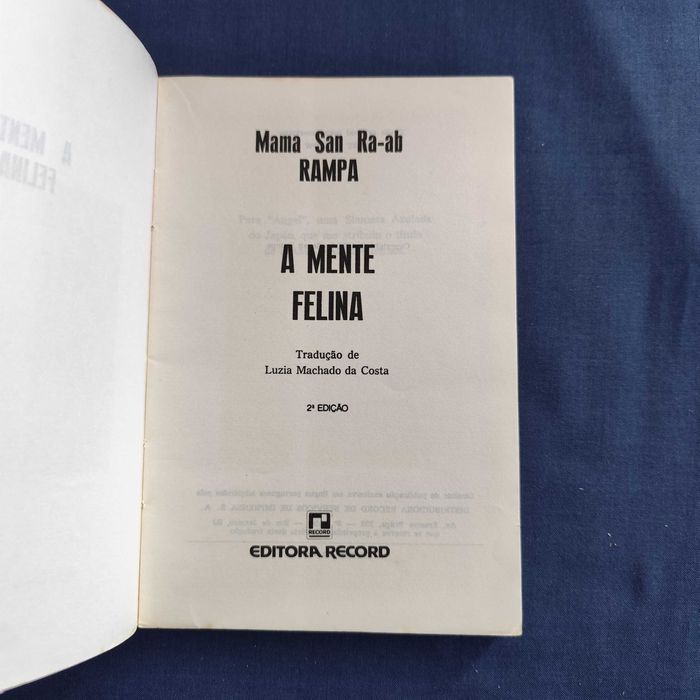 Mama San Ra-ab Rampa - A Mente Felina