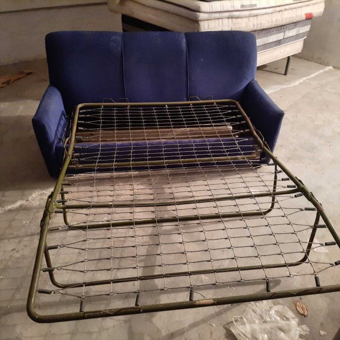 Sofa cama cor azul