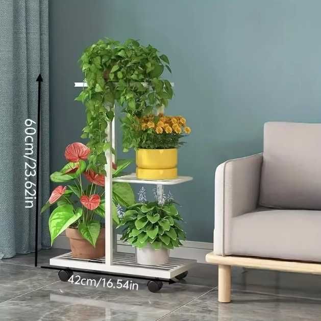 Подставка для цветочных горшков полка на 6 полок этажерка для цветов