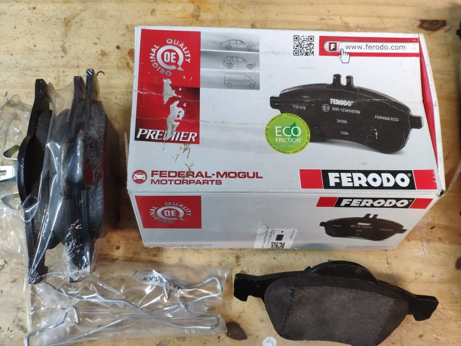 Pastilhas de travão Ferodo 1866 Megane