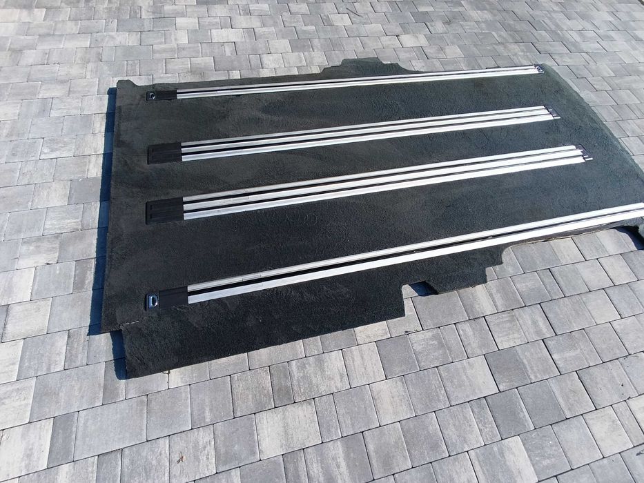 Podłoga szyny VW T5 T6 long welur czarny