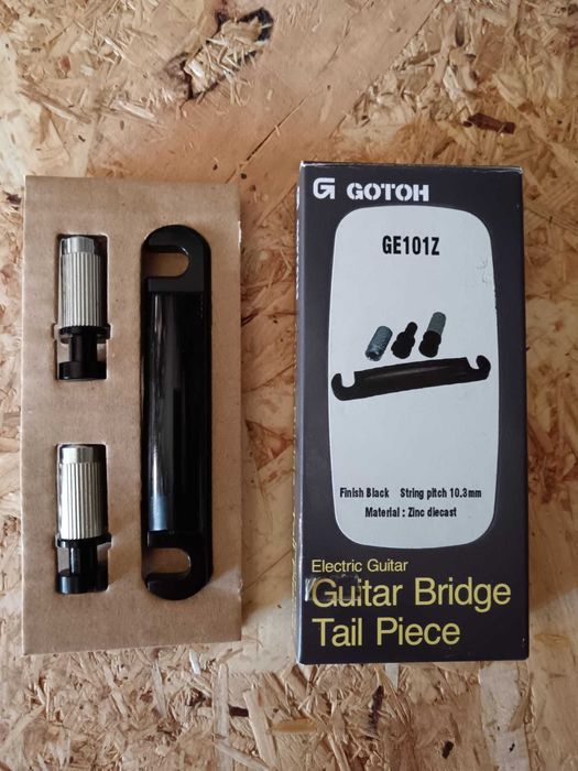 Gotoh GE101Z Stop Tailpiece Black Les Paul style