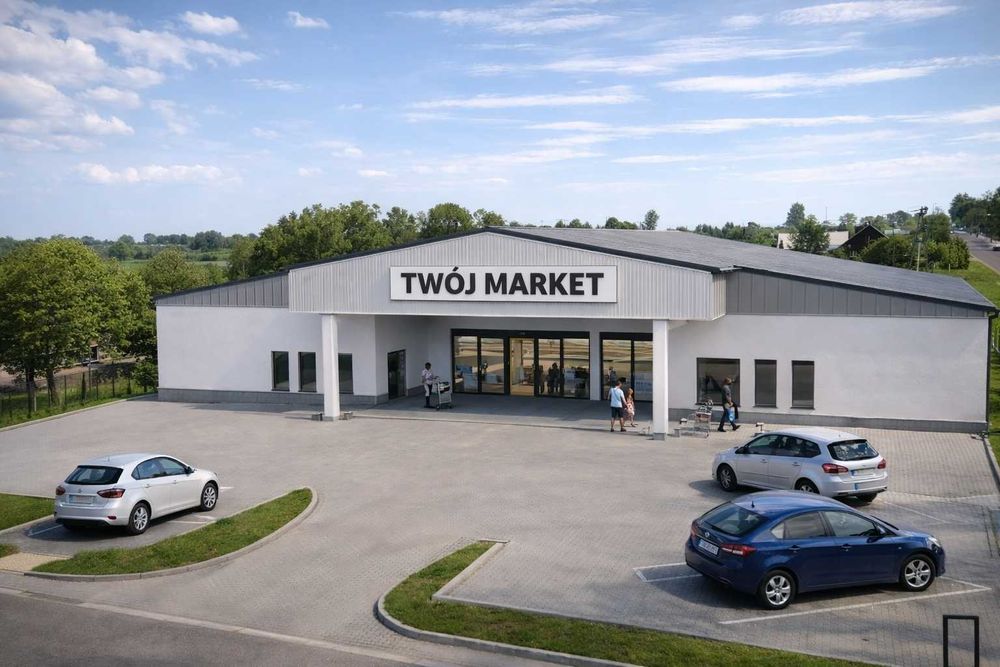 Dąbrowa Białostocka, Hala Obiekt Handlowo-usługowy, Bezpośrednio