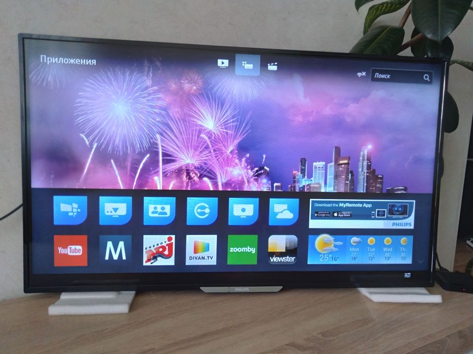 Гарний Smart TV. Philips 40"Full HD. T2. Wi-Fi.