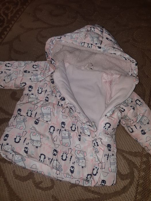 Тепла курточка для дівчинки