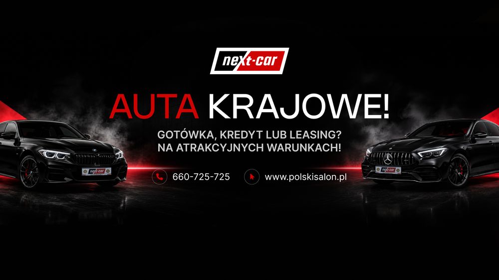 ⭐️⭐️⭐️⭐️⭐️ NEXT-CAR Samochody krajowe! z polskich salonów! od pierwszego właściciela! Pewny używany-gwarantowany! top banner